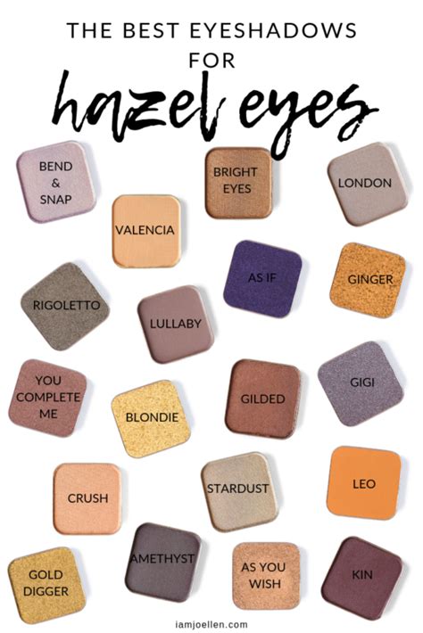 best eye shadow palettes for hazel eyes